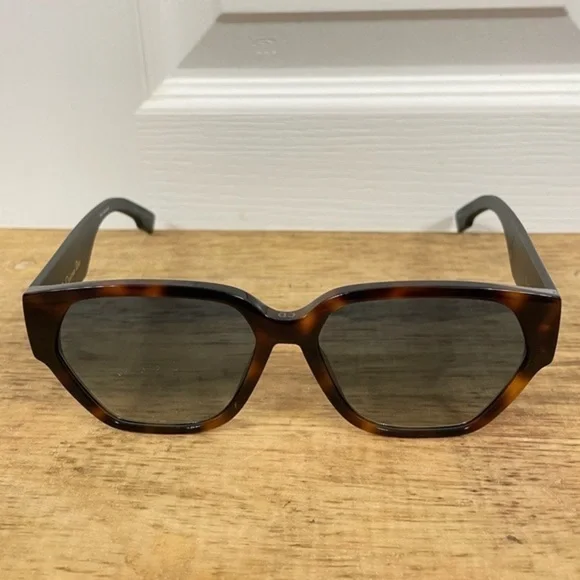 DIOR DIORID1 57-16 145 Dark Havana Tortoise Sunglasses - Picture 2 of 16